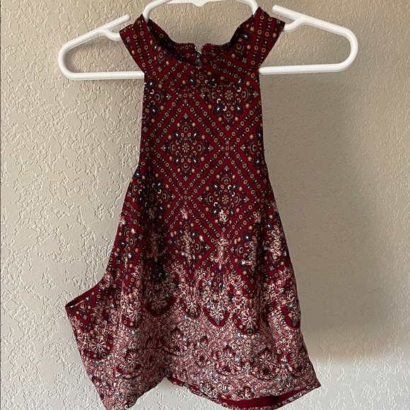 Forever 21 Tops - Burgundy Halter style top